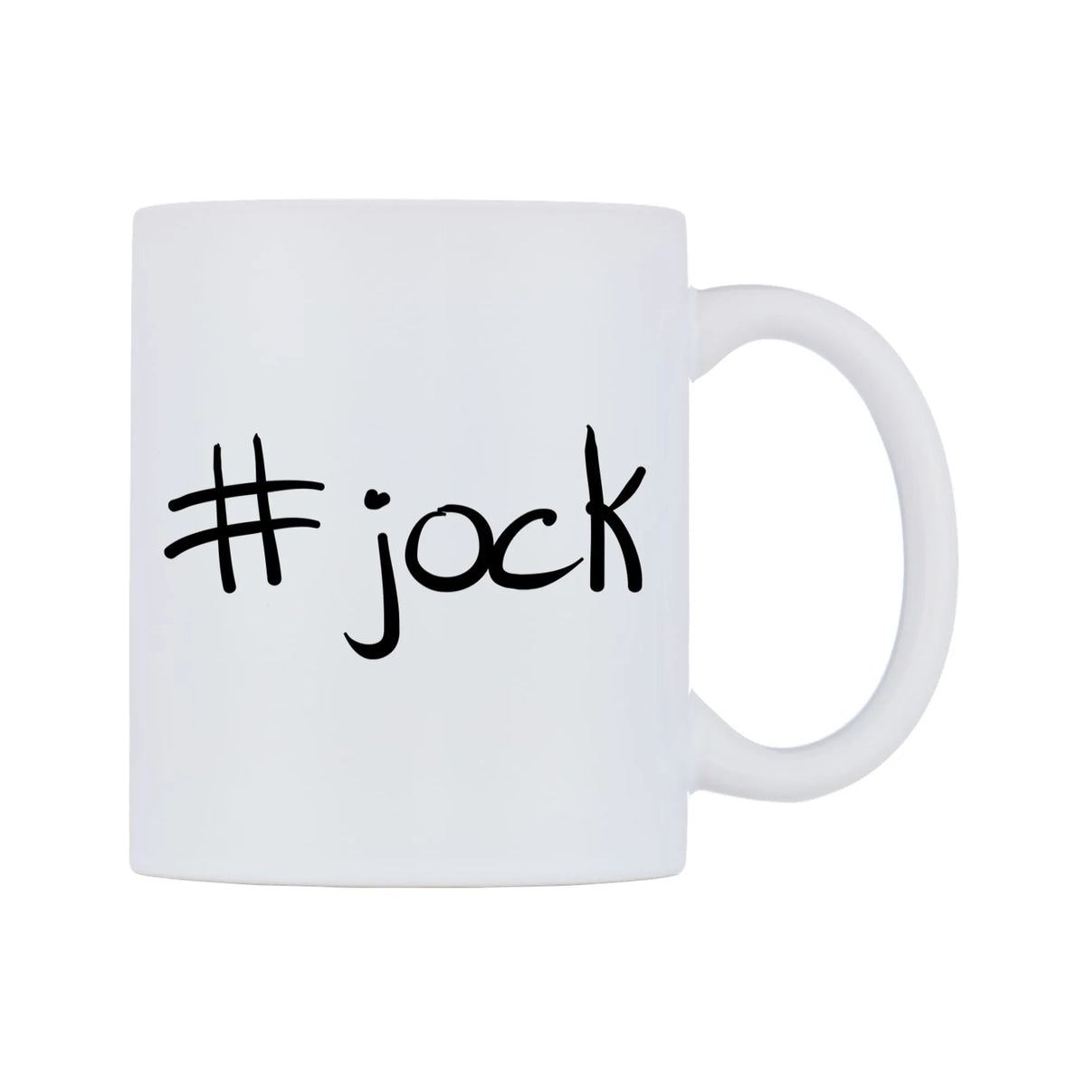 jock Mug — mug, left side, on a white background