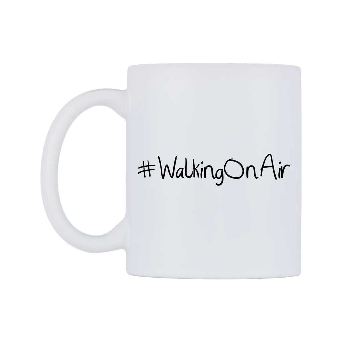 WalkingOnAir Mug — mug, right side, on a white background