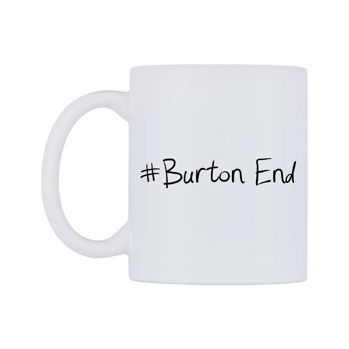 Burton End Mug — mug, right side, on a white background