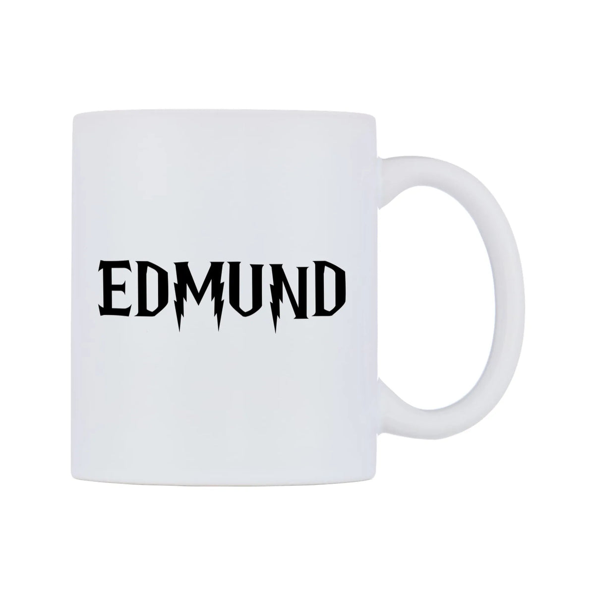 Edmund - Wizard Themed Mug — mug, left side, on a white background