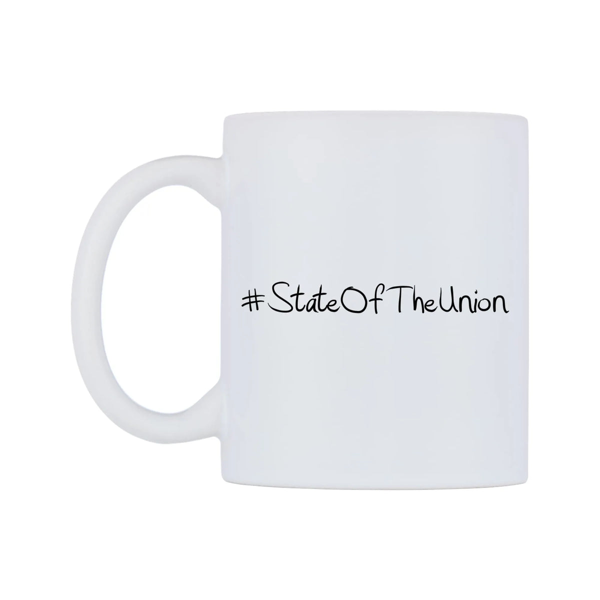 StateOfTheUnion Mug — mug, right side, on a white background