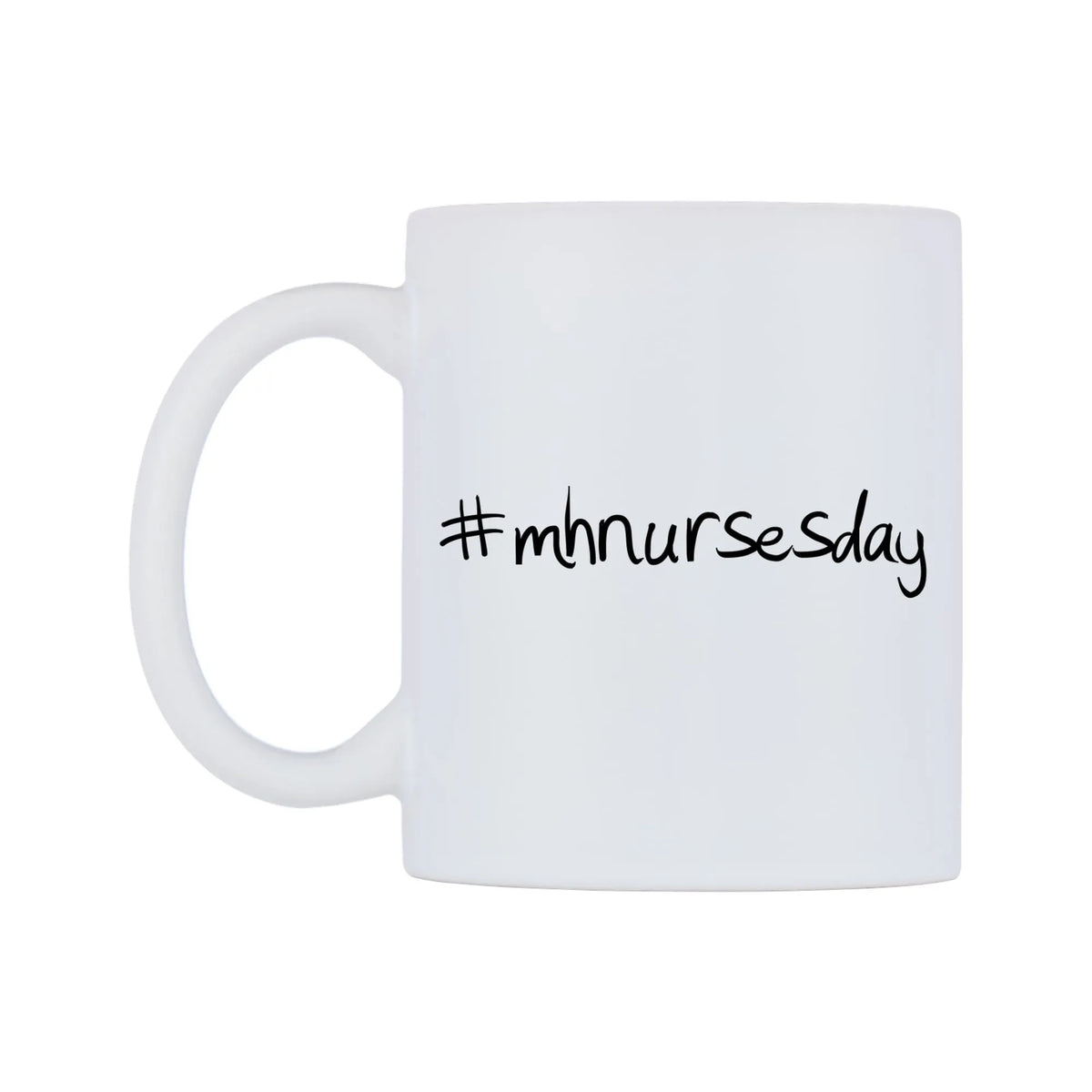 mhnursesday Mug — mug, right side, on a white background