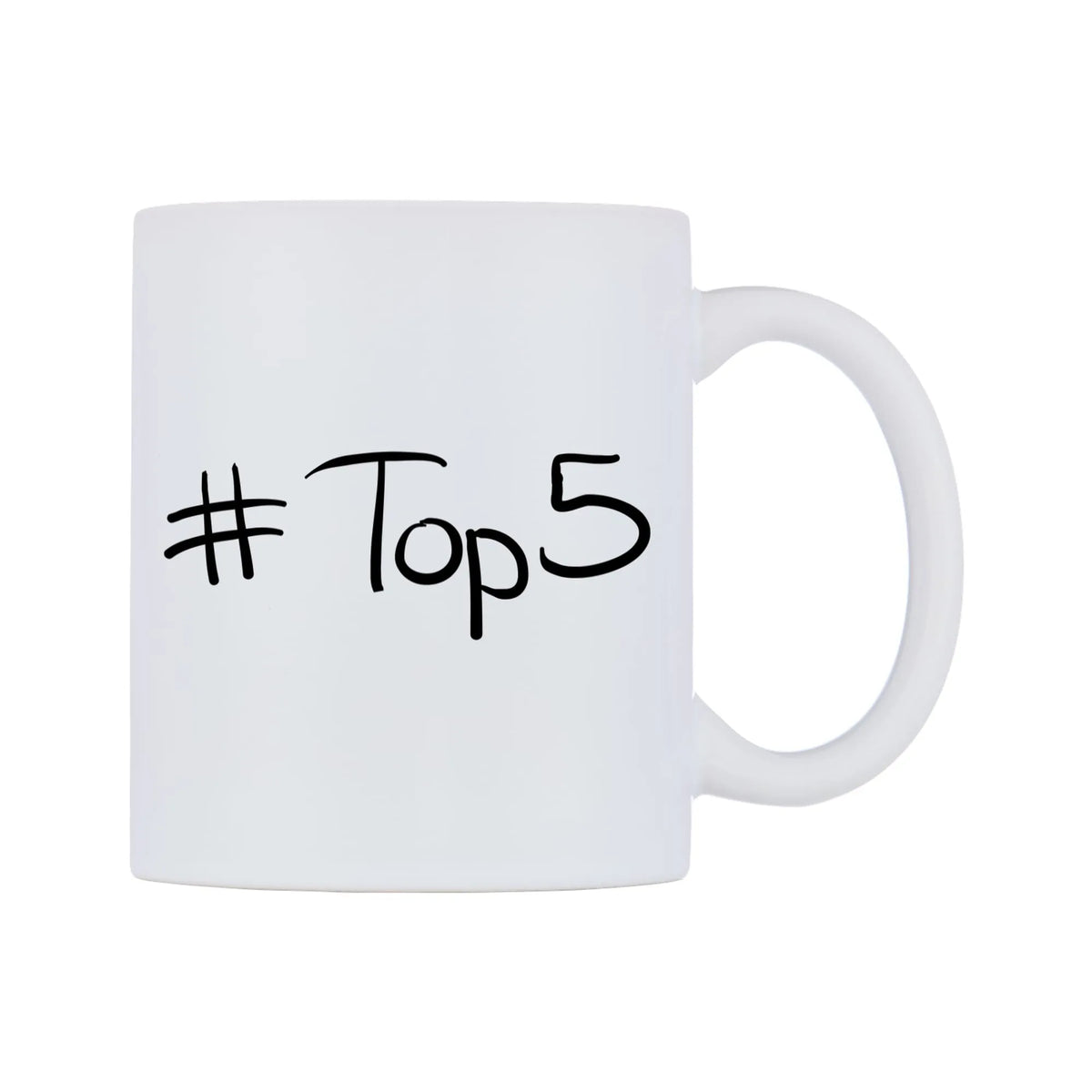 Top5 Mug — mug, left side, on a white background