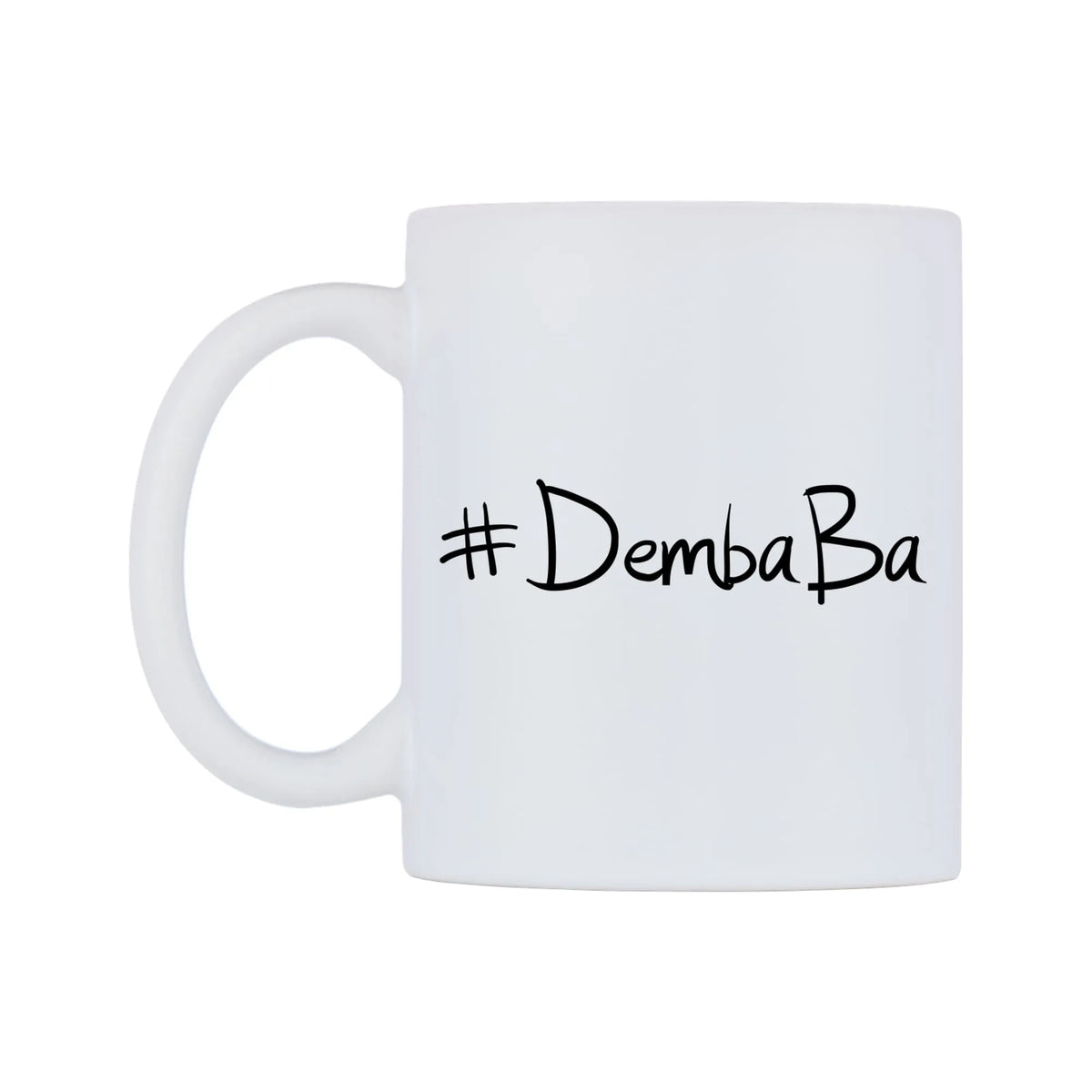 DembaBa Mug — mug, right side, on a white background