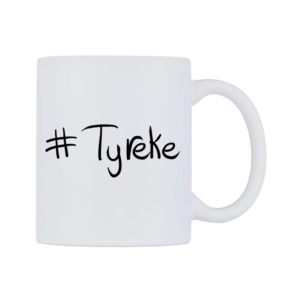 Tyreke Mug — mug, left side, on a white background