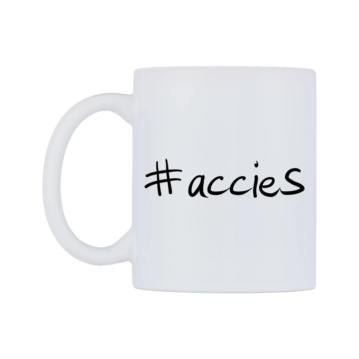 accies Mug — mug, right side, on a white background