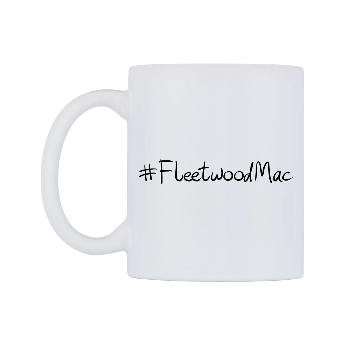 FleetwoodMac Mug — mug, right side, on a white background