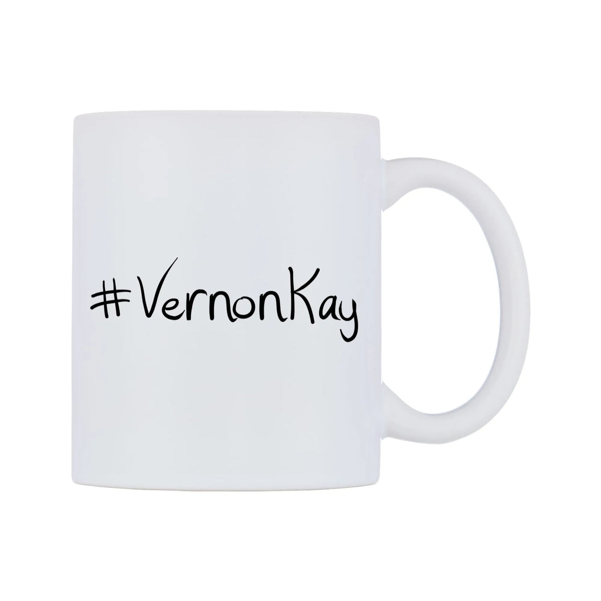 VernonKay Mug — mug, left side, on a white background
