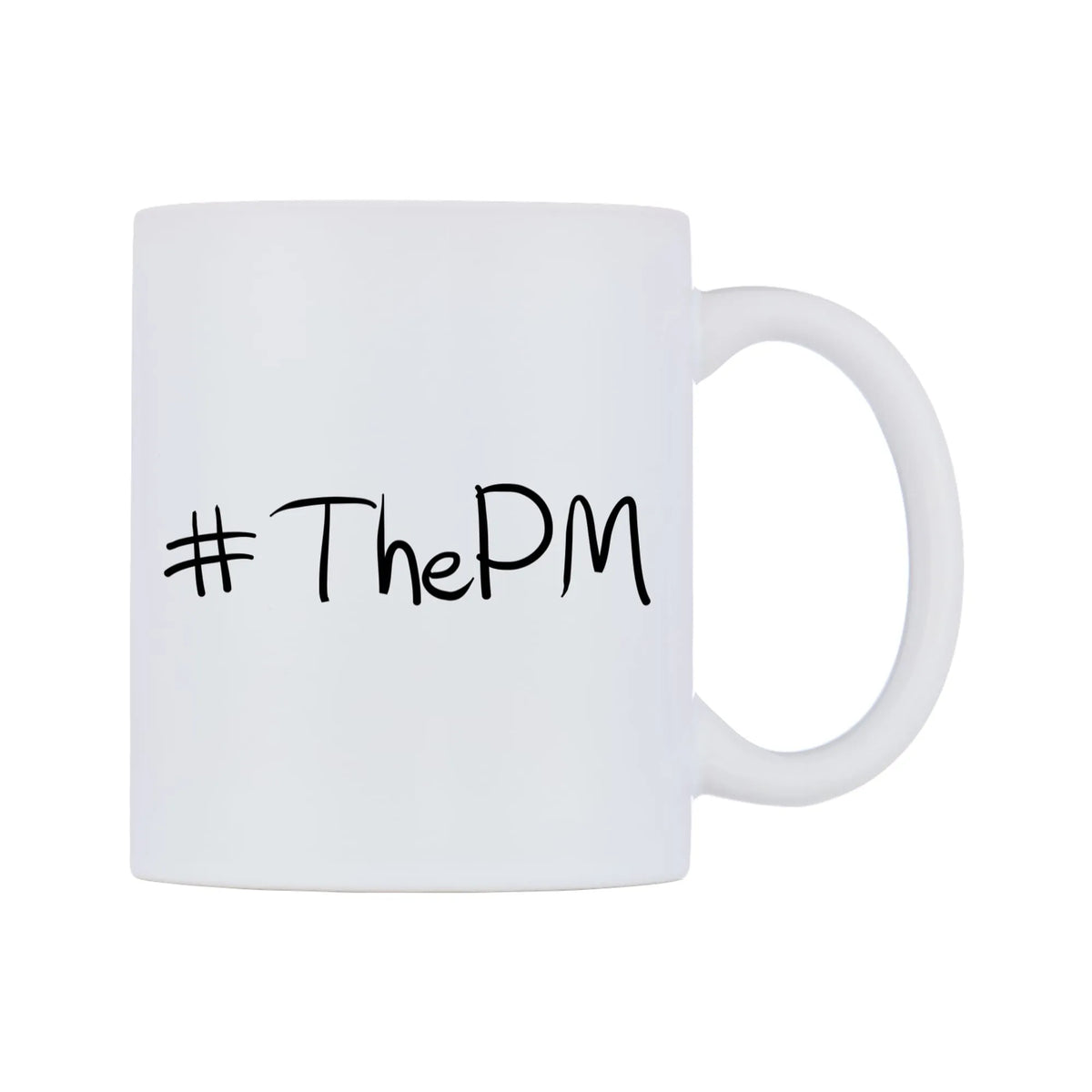 ThePM Mug — mug, left side, on a white background