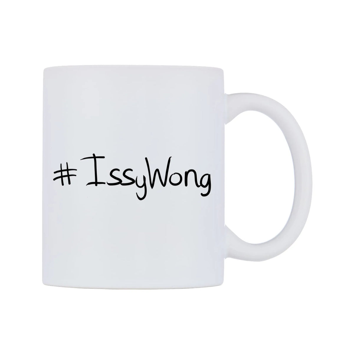 IssyWong Mug — mug, left side, on a white background