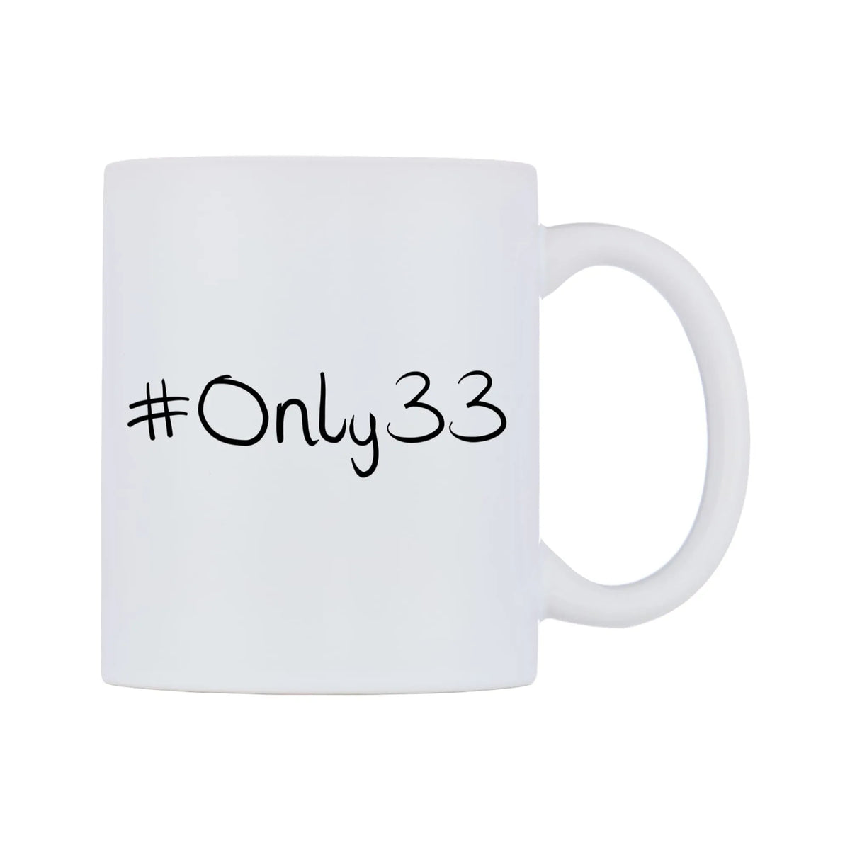 Only33 Mug — mug, left side, on a white background