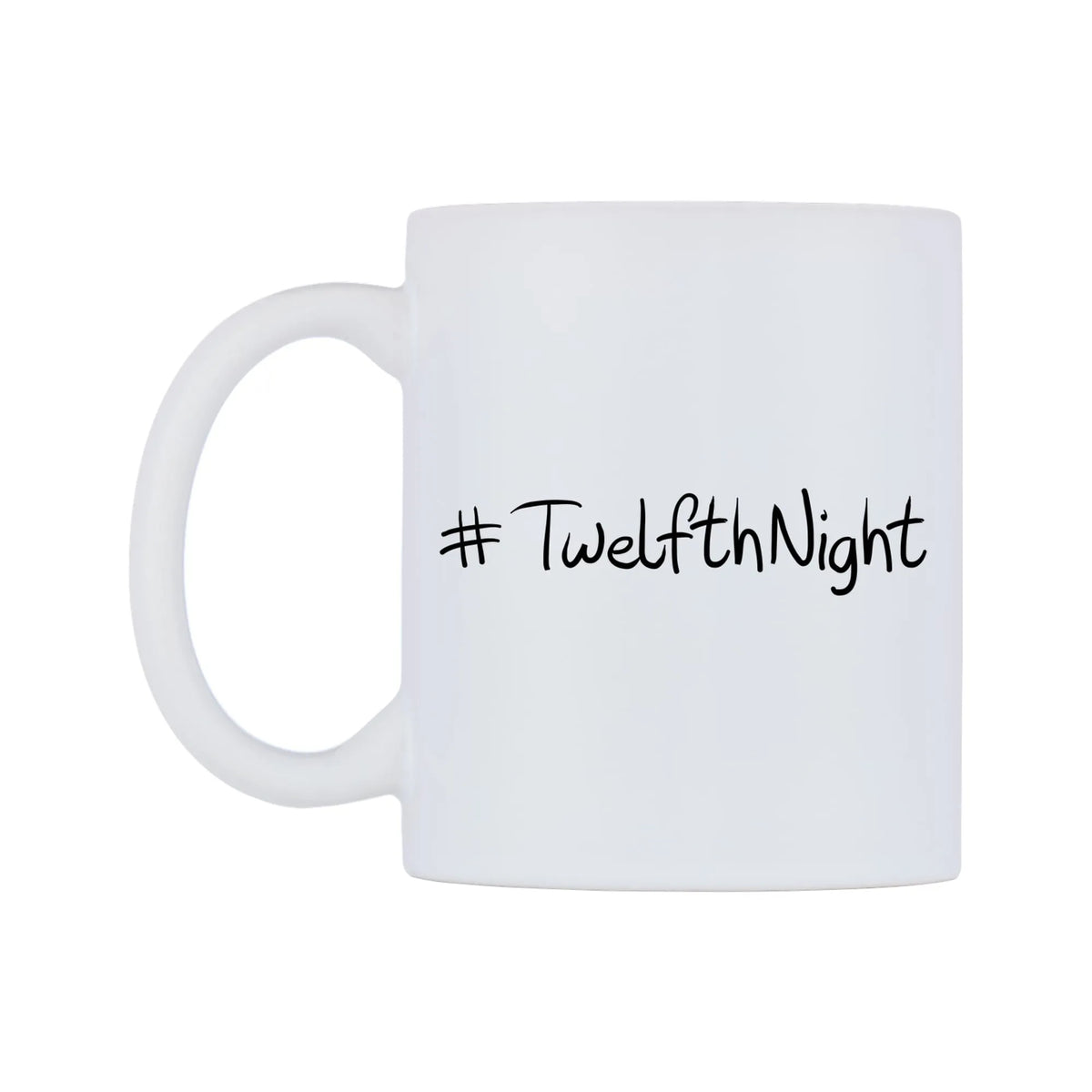 TwelfthNight Mug — mug, right side, on a white background