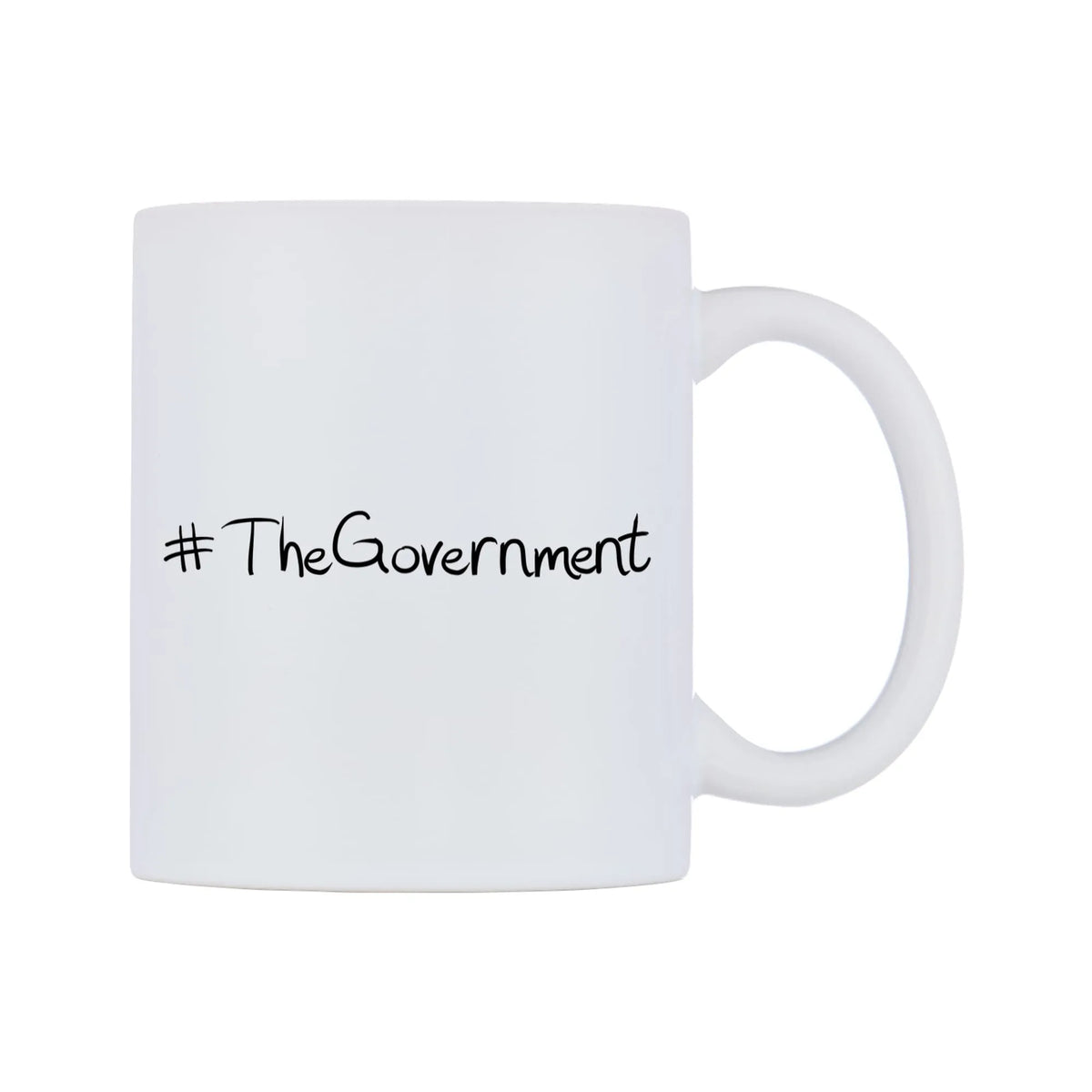 TheGovernment Mug — mug, left side, on a white background