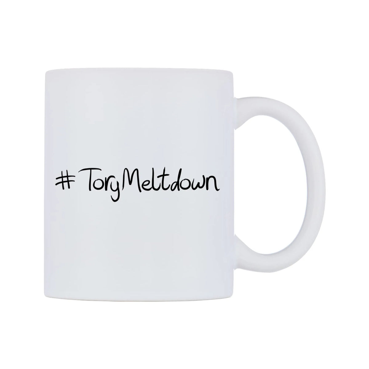 ToryMeltdown Mug — mug, left side, on a white background