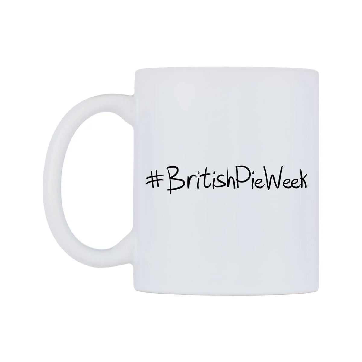 BritishPieWeek Mug — mug, right side, on a white background