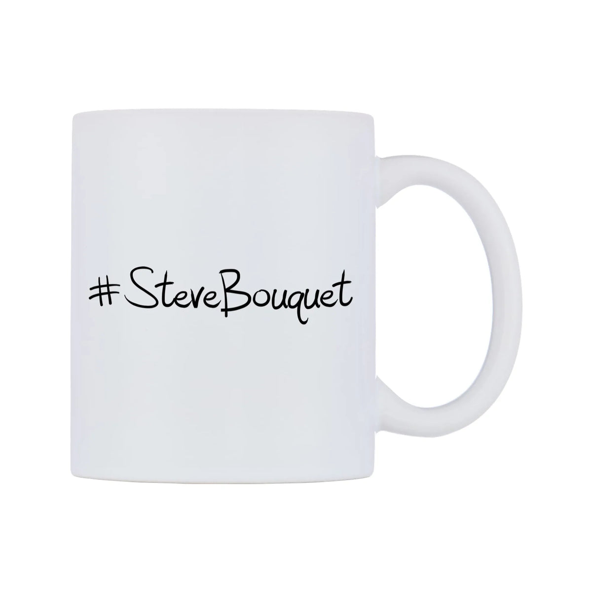 SteveBouquet Mug — mug, left side, on a white background