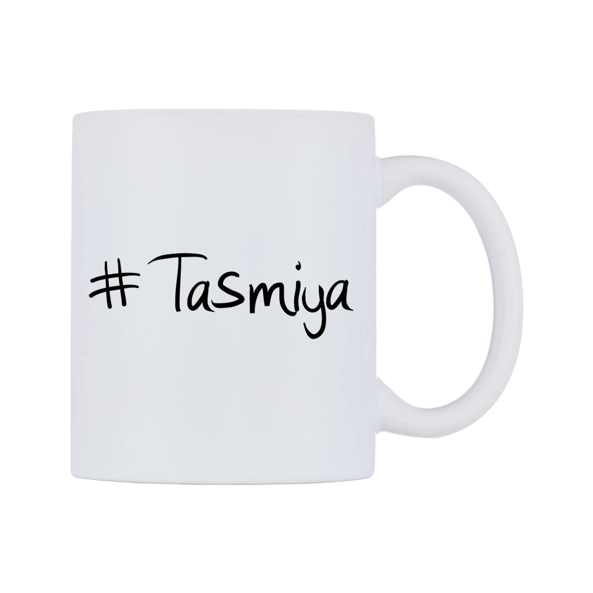 Tasmiya Mug — mug, left side, on a white background