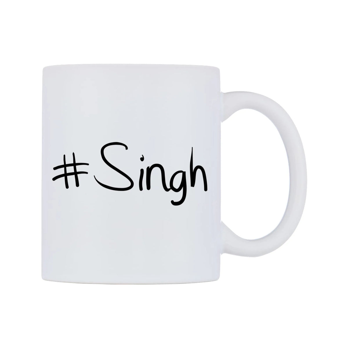 Singh Mug — mug, left side, on a white background