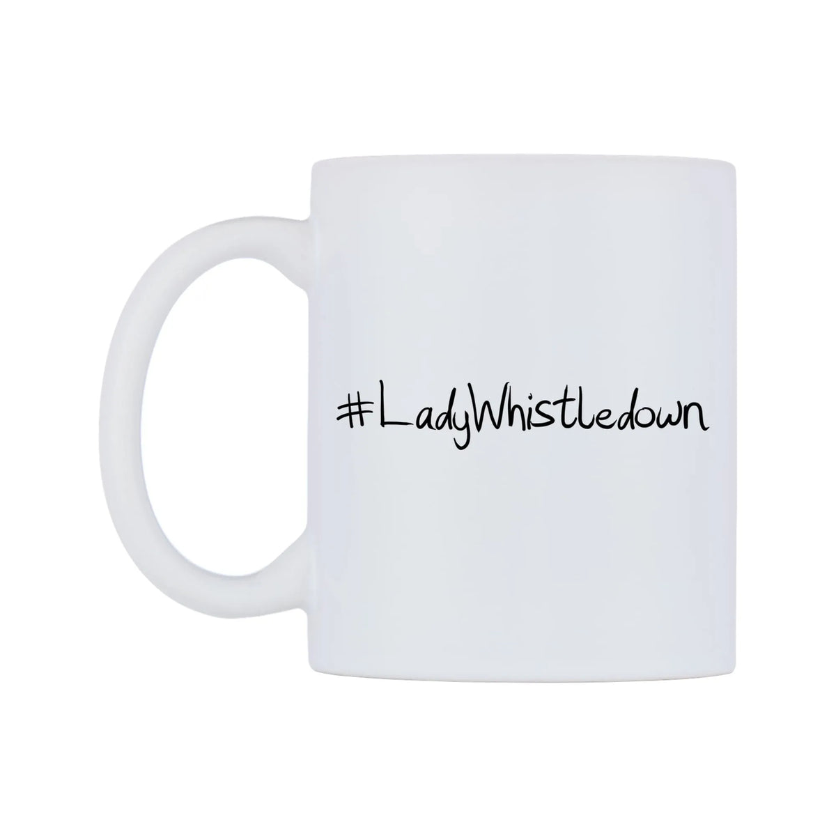 LadyWhistledown Mug — mug, right side, on a white background