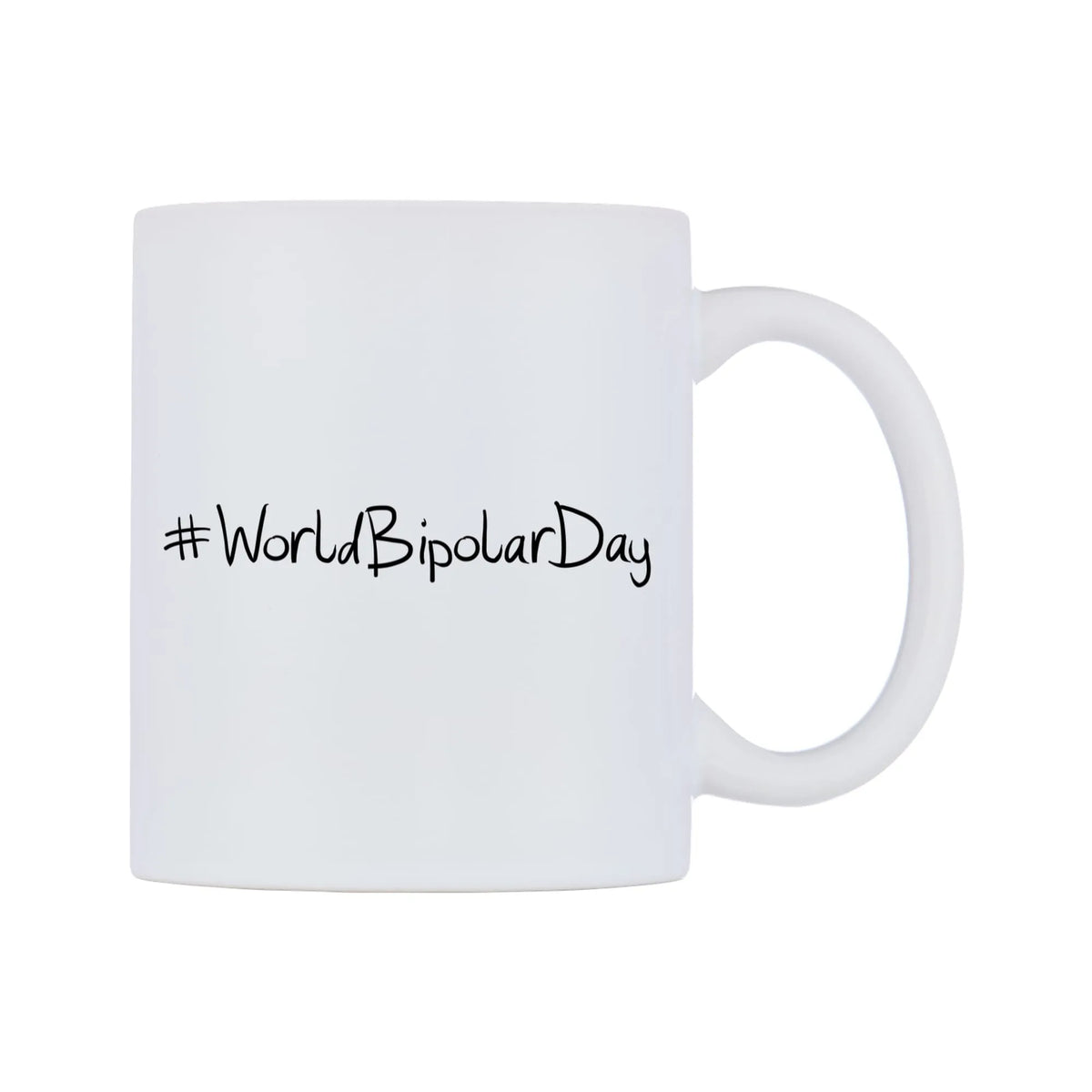 WorldBipolarDay Mug — mug, left side, on a white background