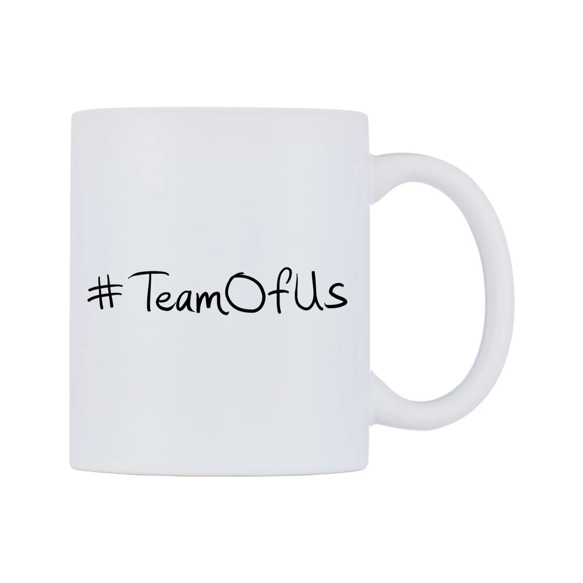TeamOfUs Mug — mug, left side, on a white background