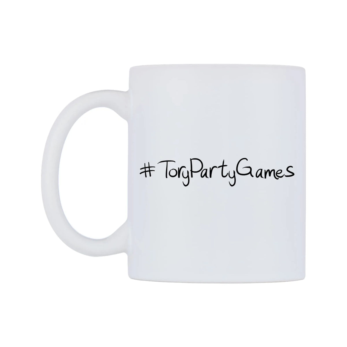 ToryPartyGames Mug — mug, right side, on a white background