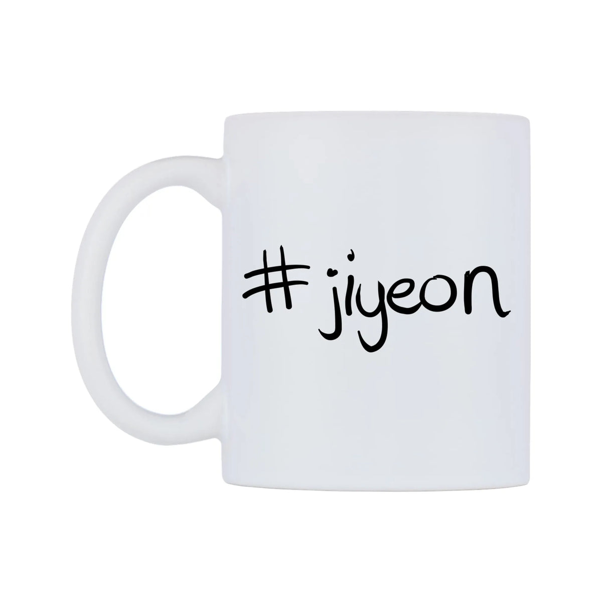 jiyeon Mug — mug, right side, on a white background