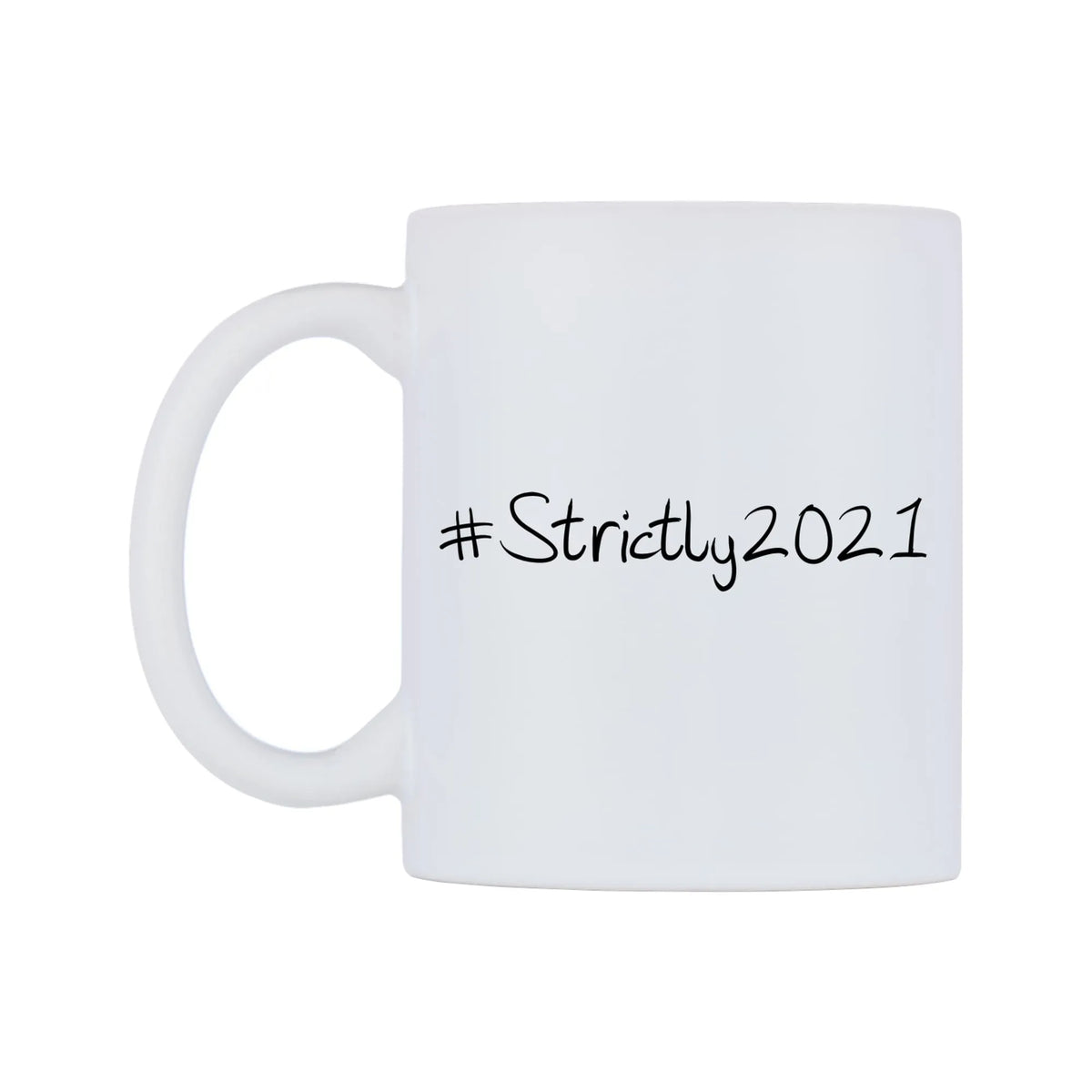 Strictly2021 Mug — mug, right side, on a white background