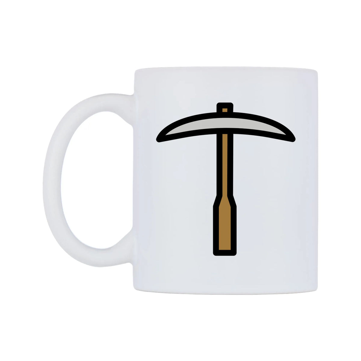 Pick Emoji Mug — mug, right side, on a white background