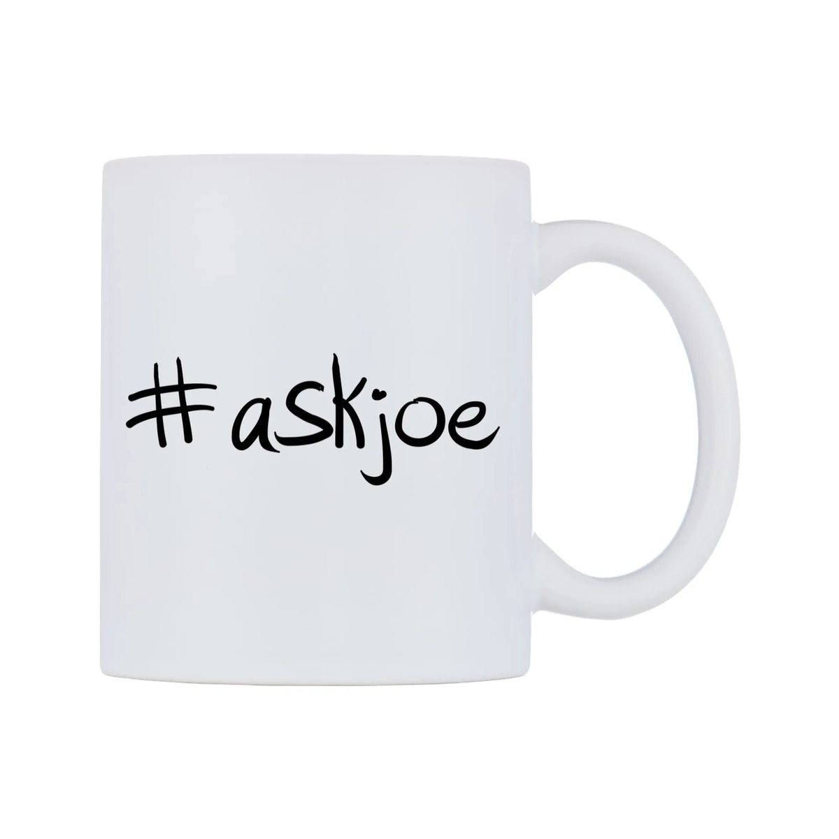 askjoe Mug — mug, left side, on a white background