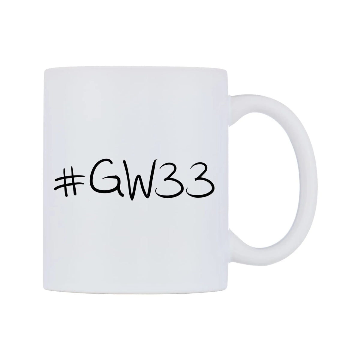 GW33 Mug — mug, left side, on a white background