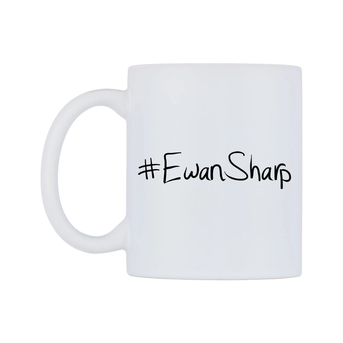 EwanSharp Mug — mug, right side, on a white background