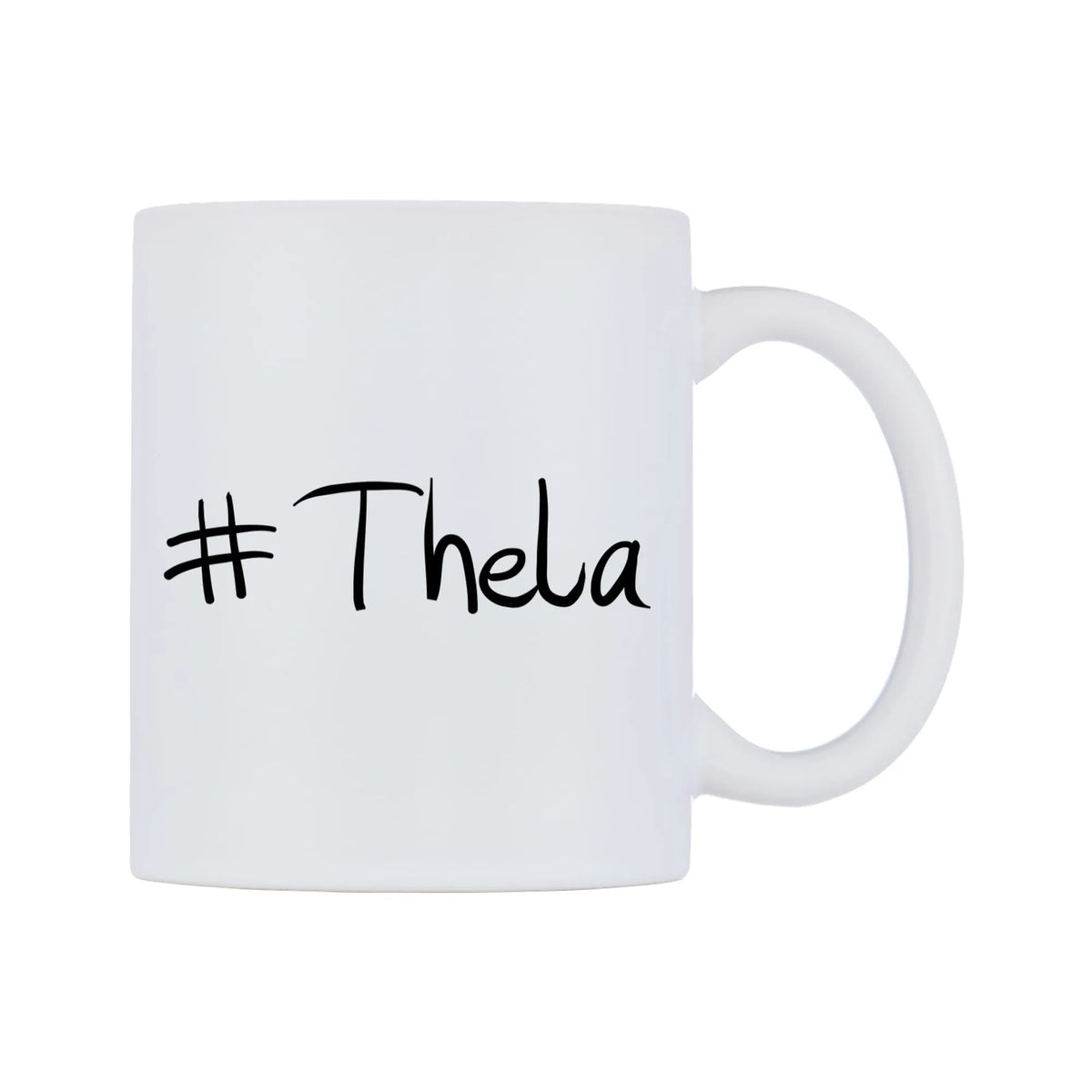 Thela Mug — mug, left side, on a white background