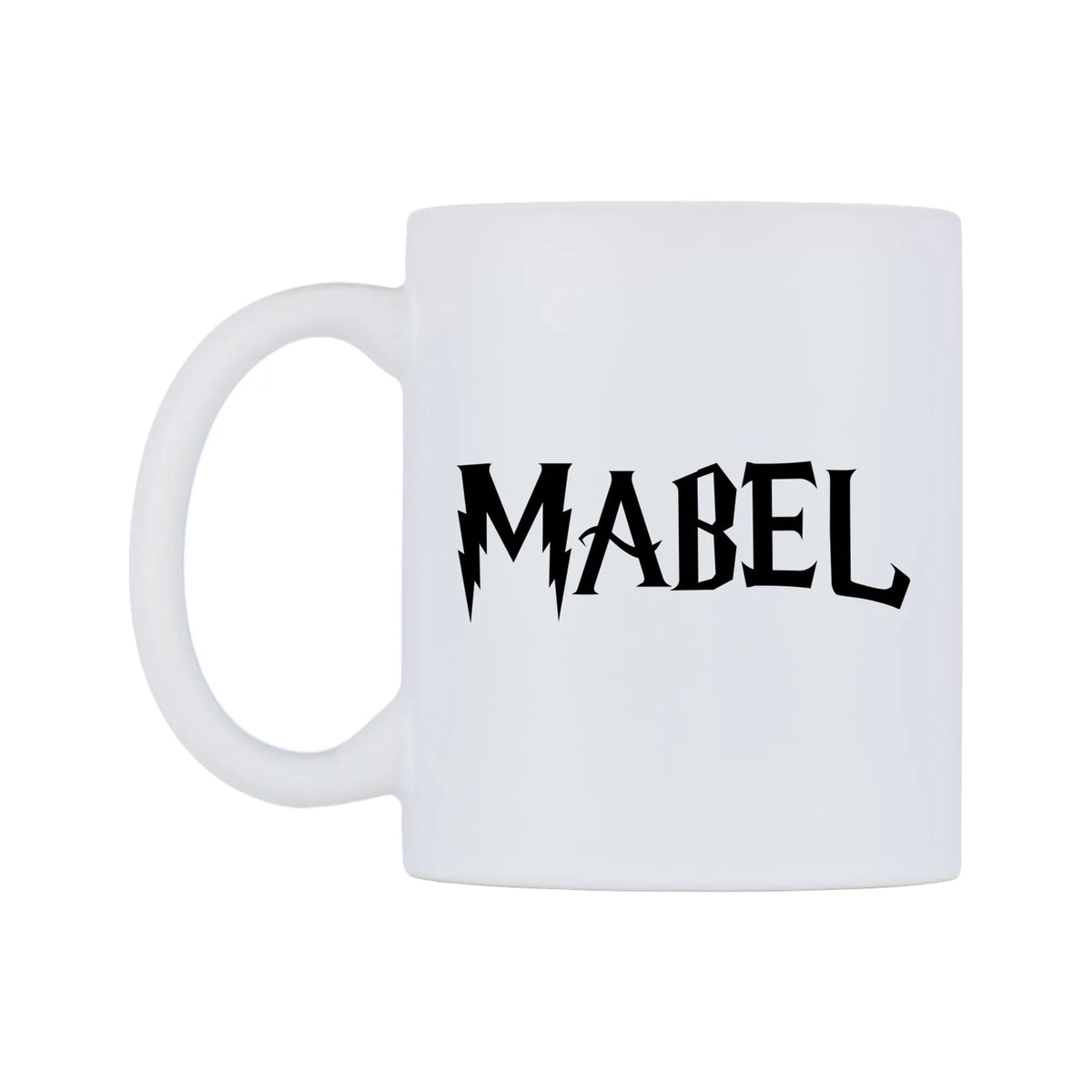 Mabel - Wizard Themed Mug — mug, right side, on a white background