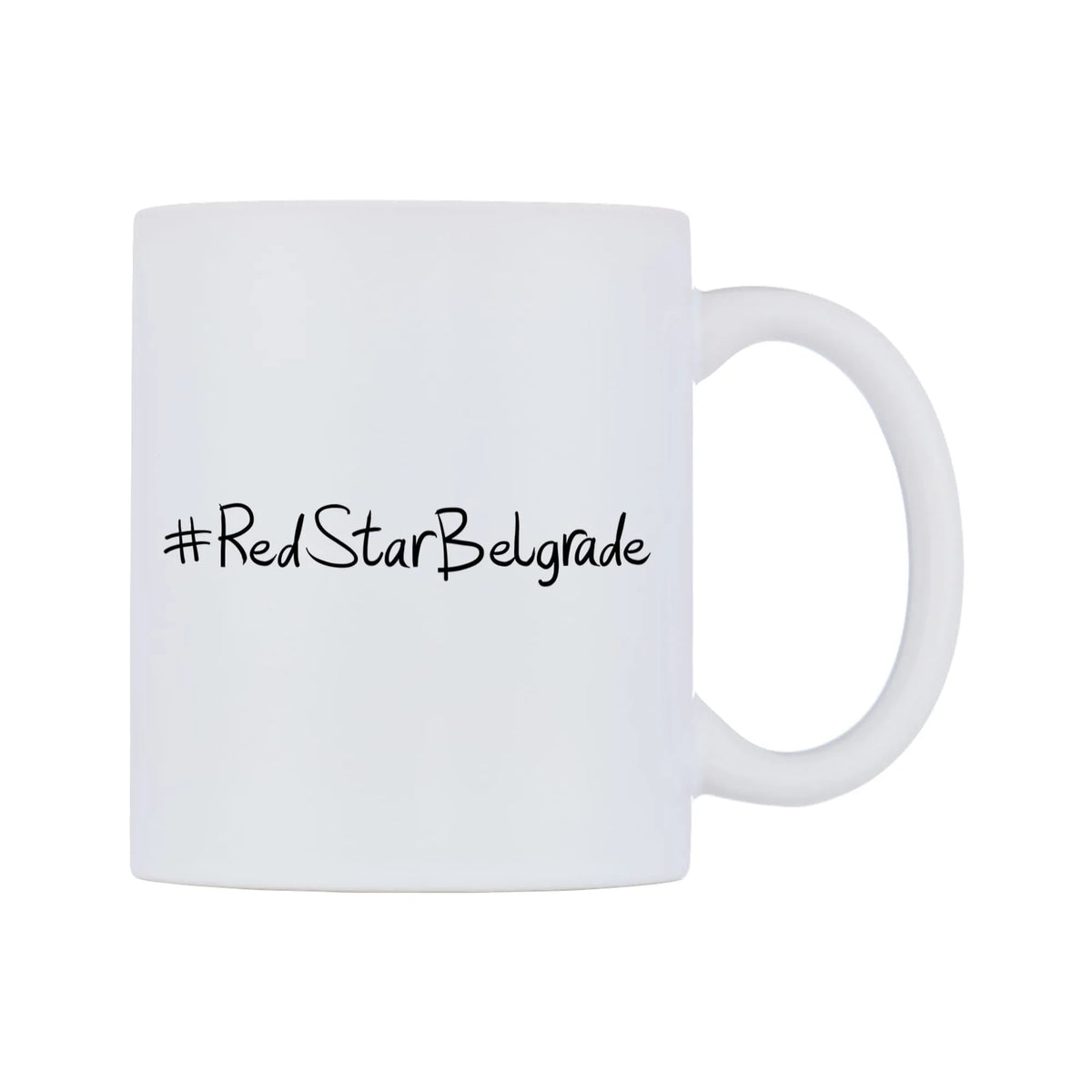 RedStarBelgrade Mug — mug, left side, on a white background