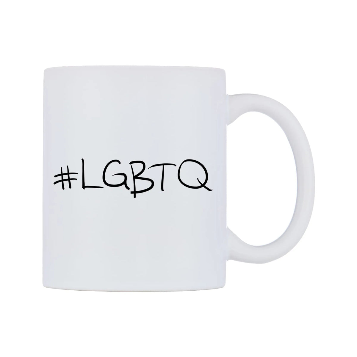 LGBTQ Mug — mug, left side, on a white background