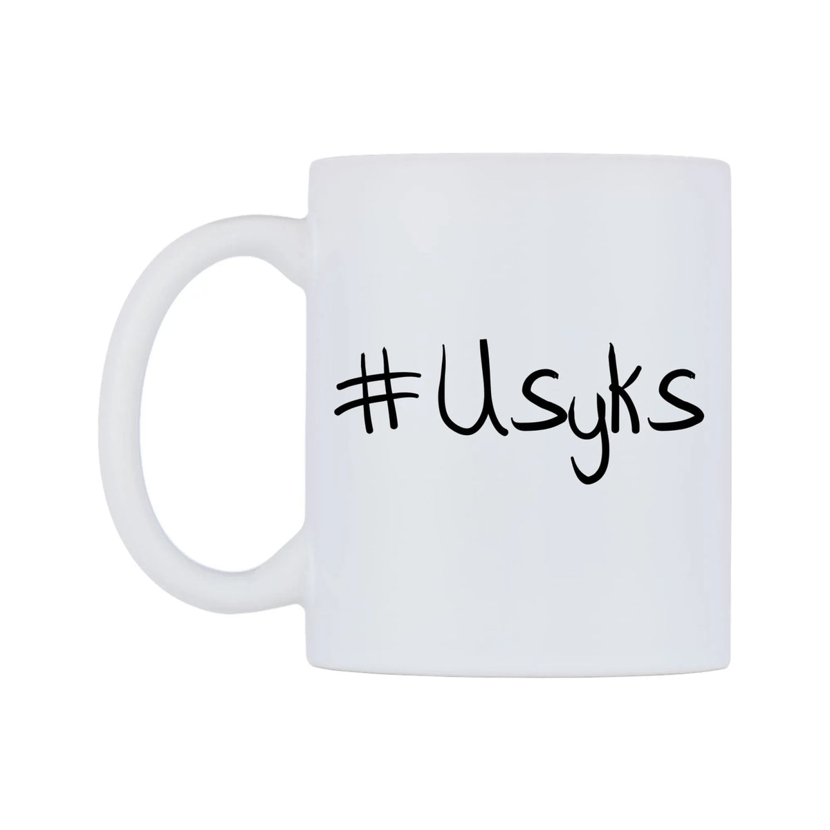 Usyks Mug — mug, right side, on a white background