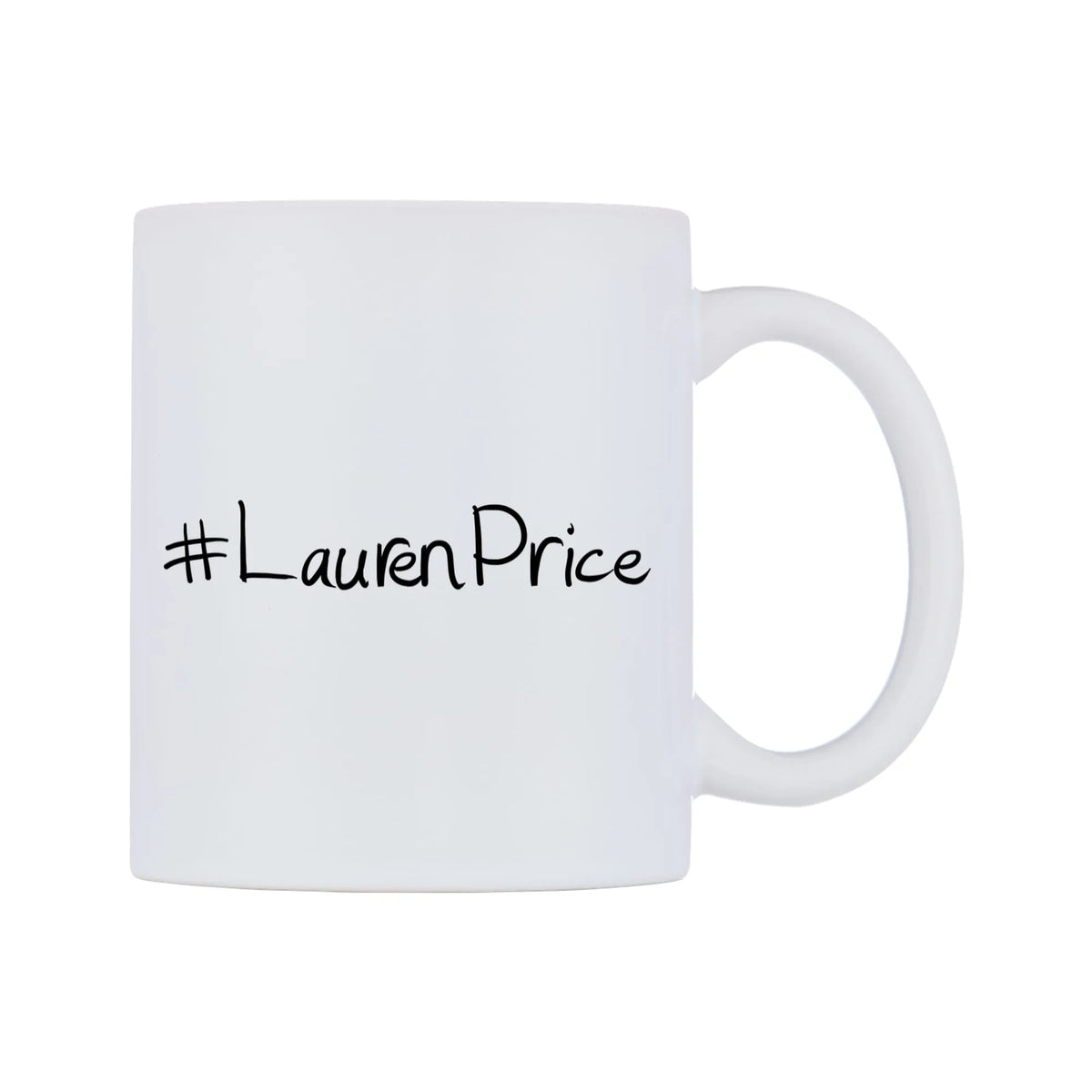 LaurenPrice Mug — mug, left side, on a white background