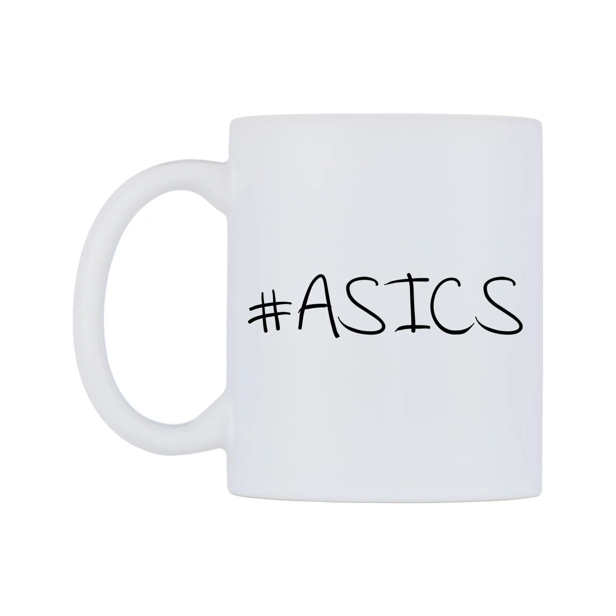 ASICS Mug — mug, right side, on a white background