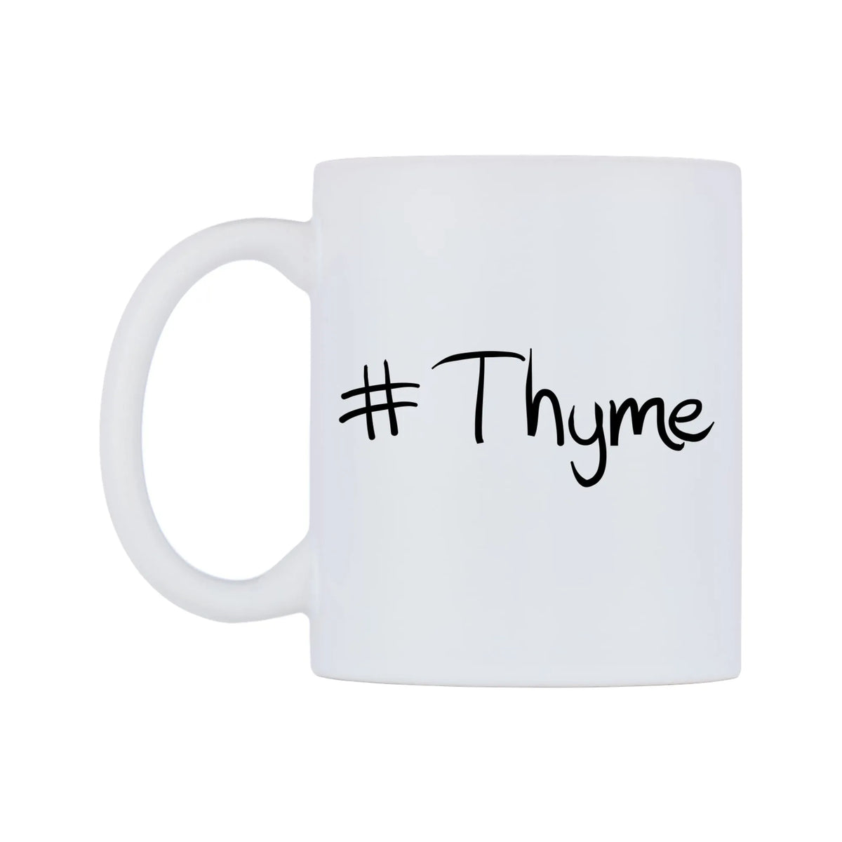 Thyme Mug — mug, right side, on a white background