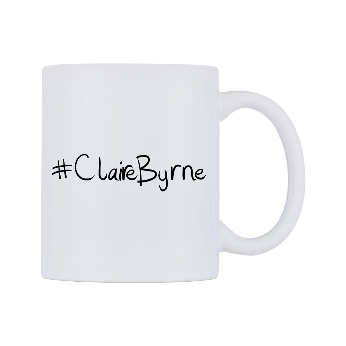 ClaireByrne Mug — mug, left side, on a white background
