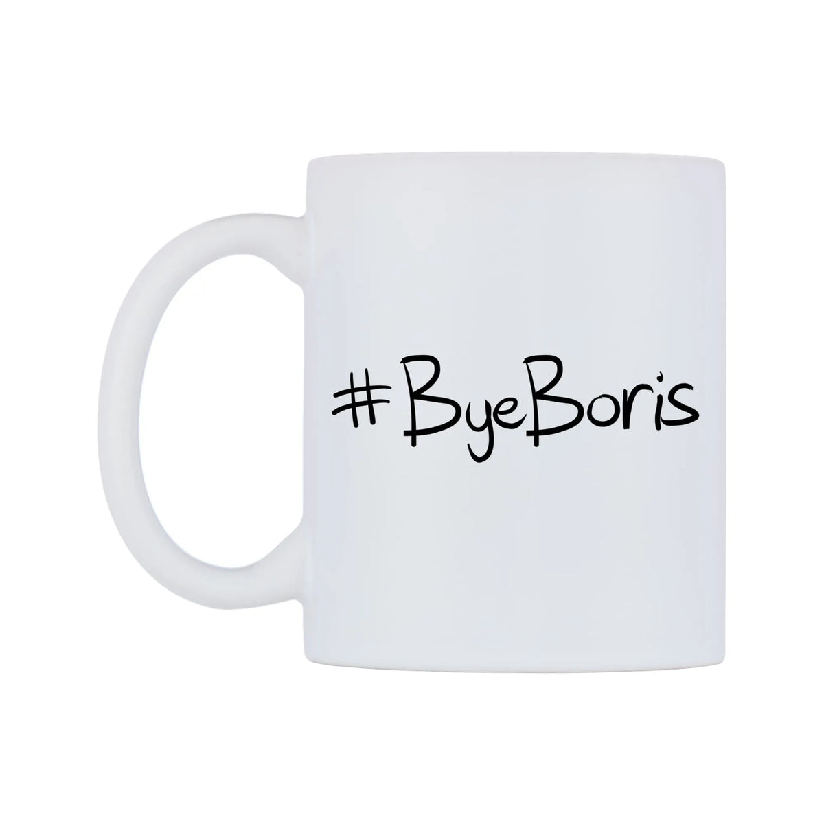 ByeBoris Mug — mug, right side, on a white background