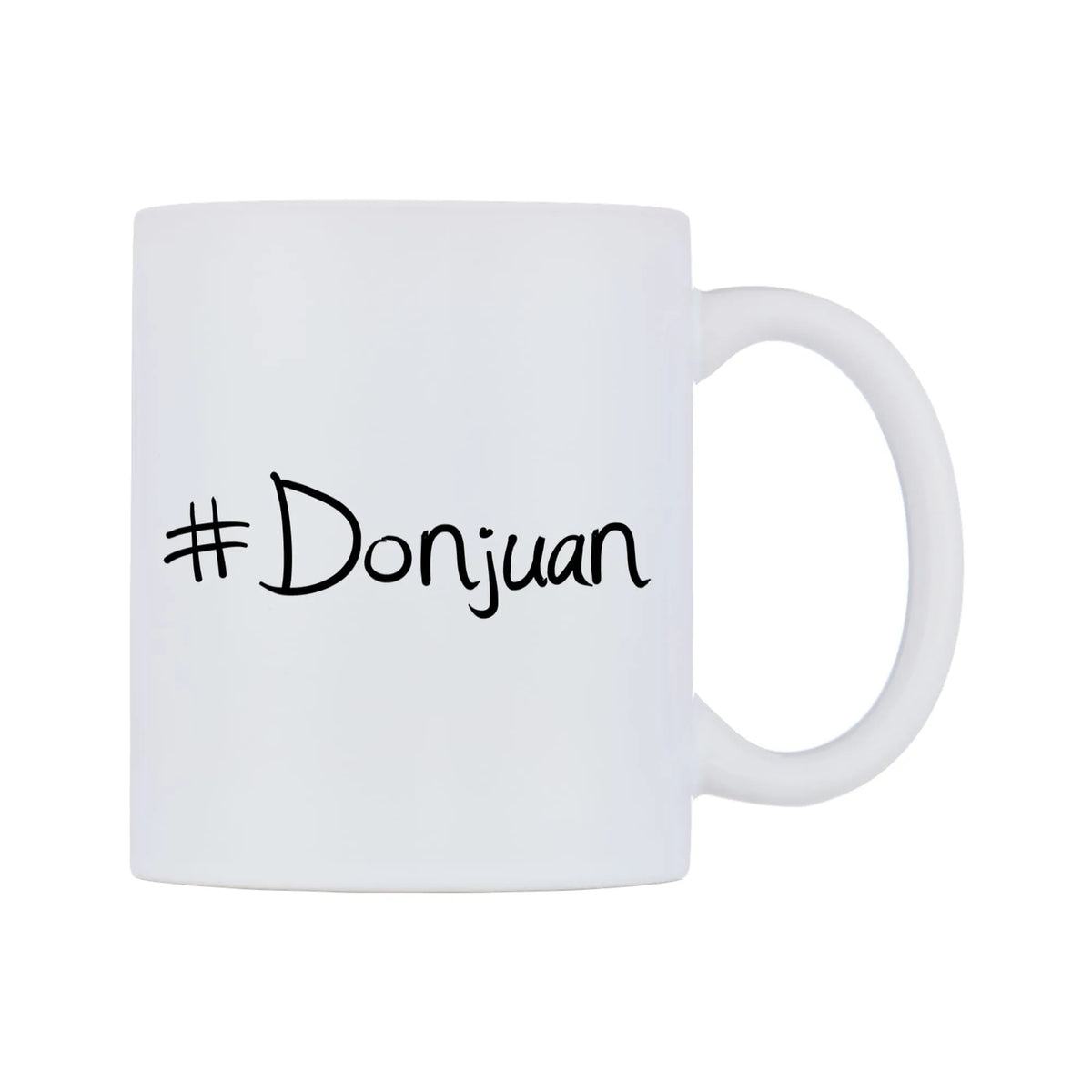 Donjuan Mug — mug, left side, on a white background