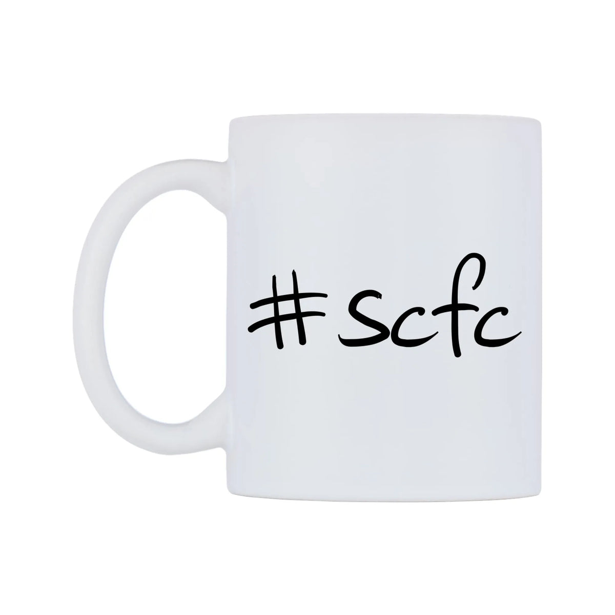 scfc Mug — mug, right side, on a white background