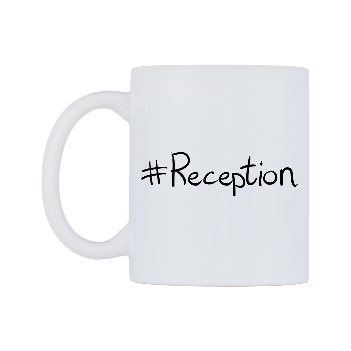 Reception Mug — mug, right side, on a white background