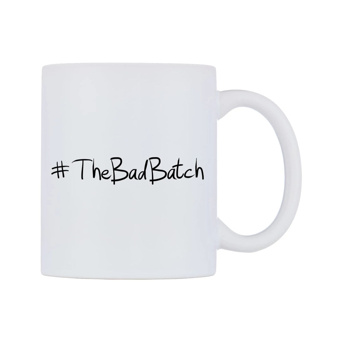 TheBadBatch Mug — mug, left side, on a white background