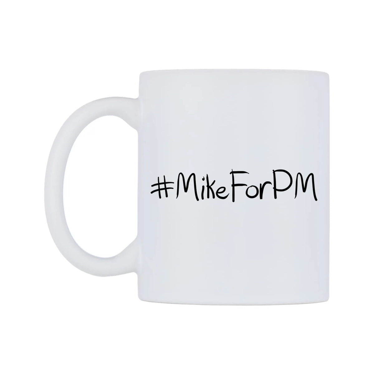 MikeForPM Mug — mug, right side, on a white background