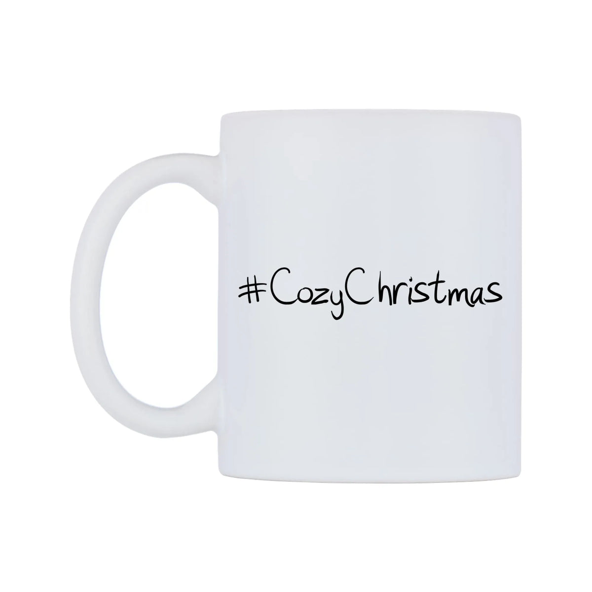 CozyChristmas Mug — mug, right side, on a white background