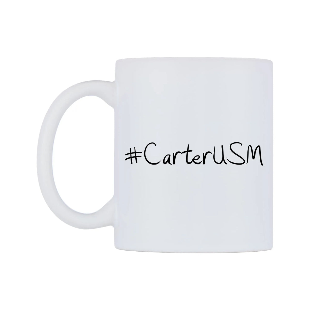 CarterUSM Mug — mug, right side, on a white background