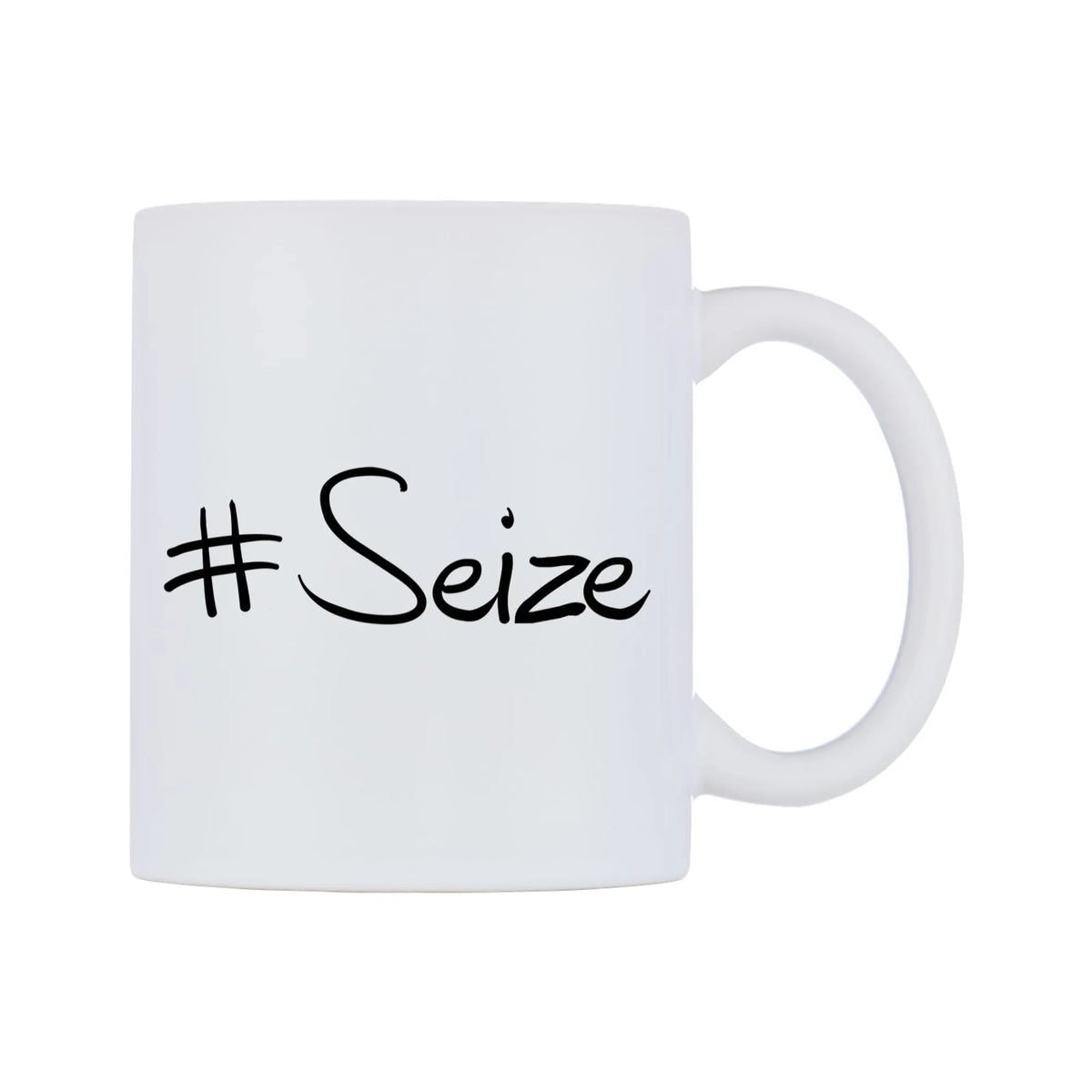Seize Mug — mug, left side, on a white background